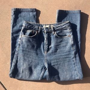 Top Shop MOTO High Top Straight Jeans